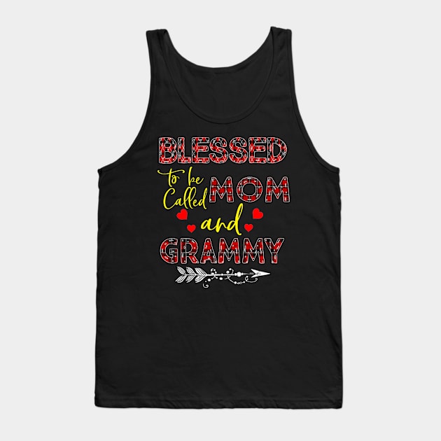 Blessed To be called Mom and grammy Tank Top by Barnard